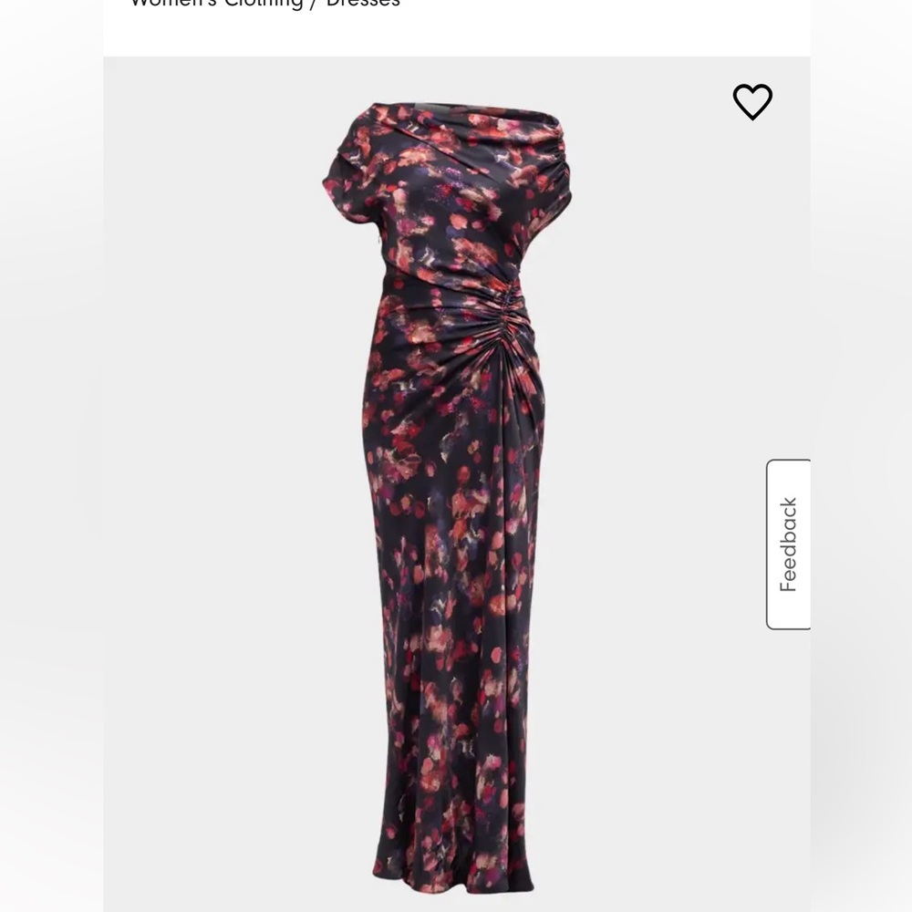 Alc Floral Off-Shoulder Maxi Dress